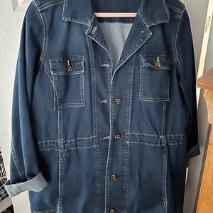 Ladies denim utility jacket, size L